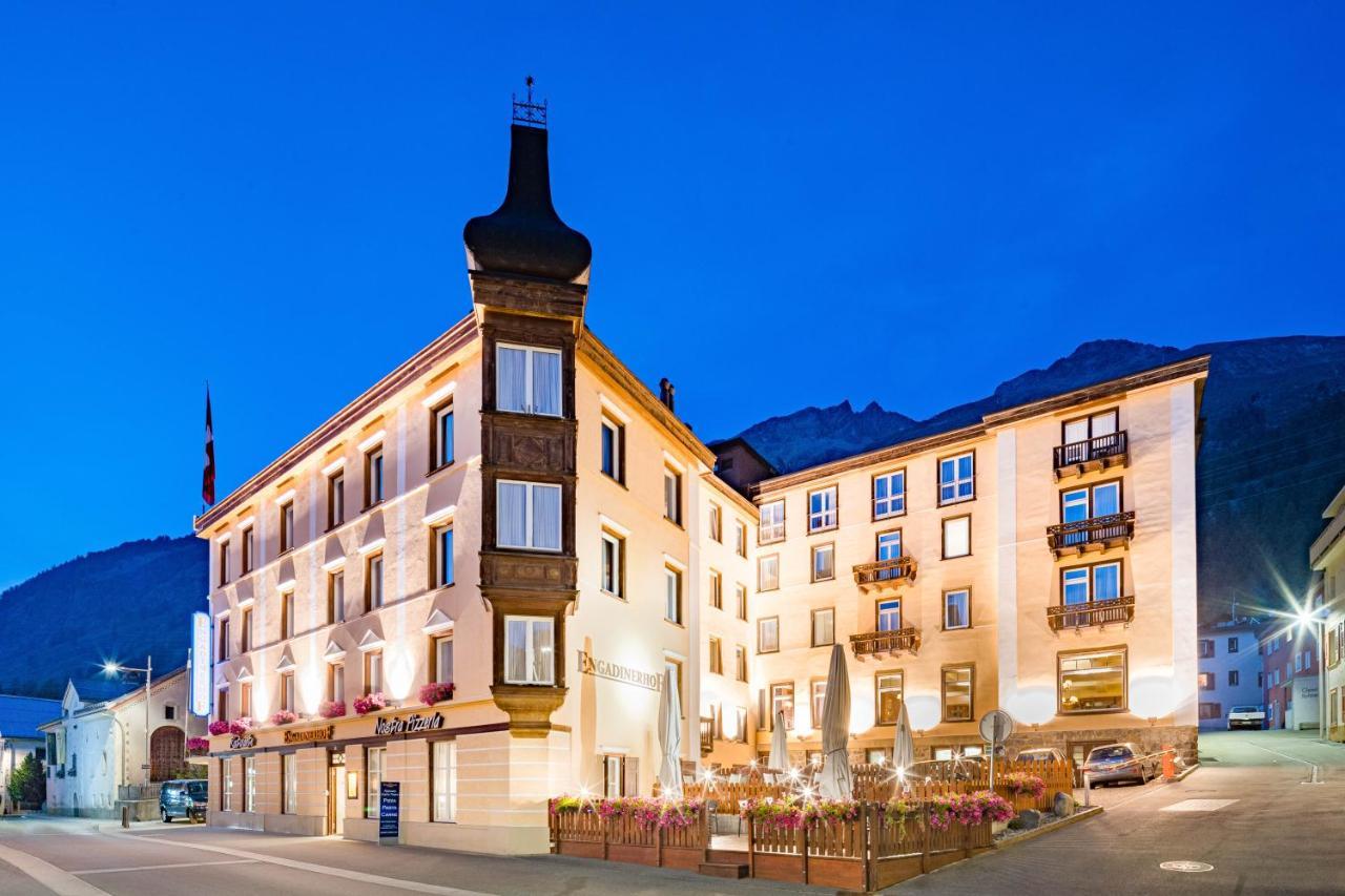 Hotel Engadinerhof Pontresina Buitenkant foto
